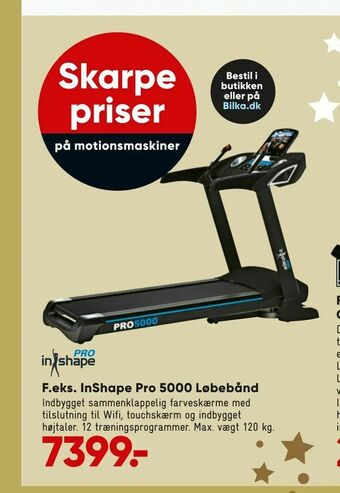 Bilka InShape Pro 5000 Løbebånd tilbud