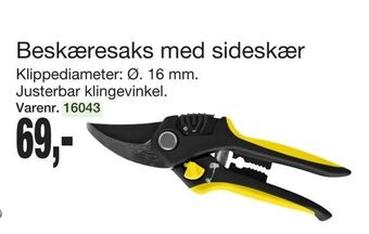 Harald Nyborg Beskæresaks med sideskær tilbud