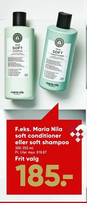 Bilka Maria Nila soft conditioner eller soft shampoo tilbud