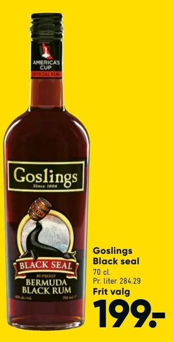 Goslings Black seal