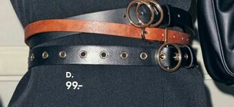 Bilka Bælte - sort tilbud