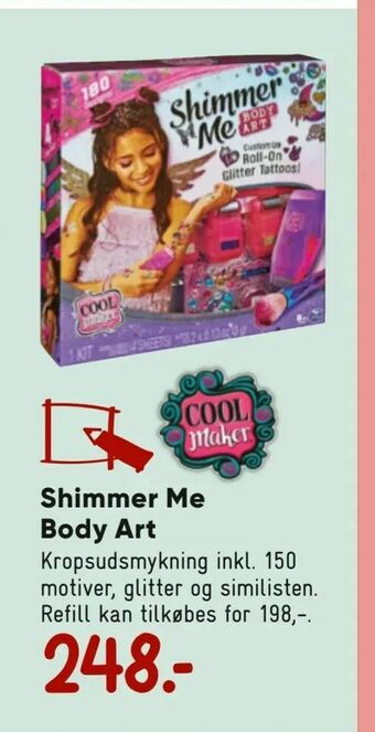 Bilka Shimmer Me Body Art tilbud