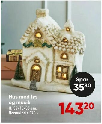 Bilka Hus med lys og musik tilbud