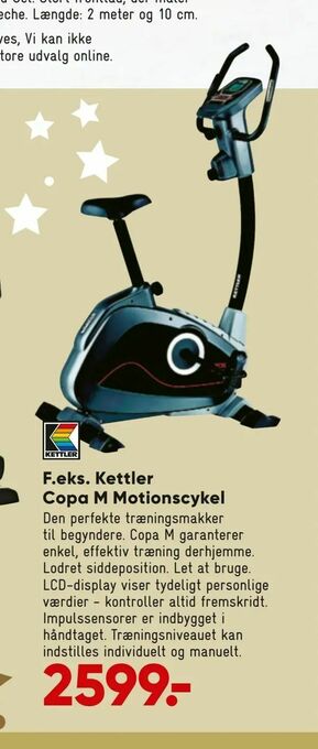 Bilka Kettler Copa M Motionscykel tilbud