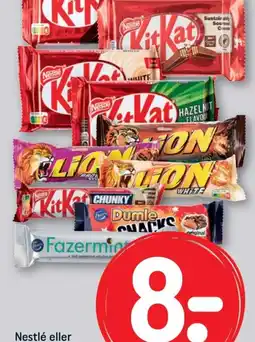 REMA 1000 Nestlé eller Fazer bar tilbud