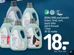 REMA 1000 REMA 1000 parfumefri kulørt, hvid, sort, tilbud
