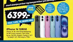 Bilka iPhone 16 128 gb tilbud