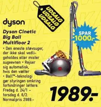 Bilka Dyson Cinetic Big Ball Multifloor 2 tilbud