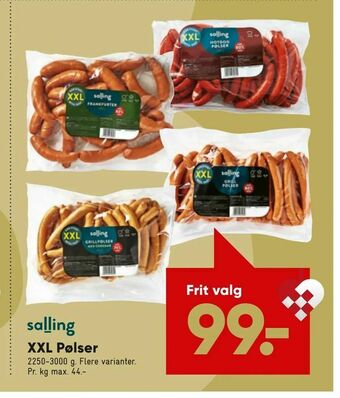 Bilka XXL Pølser tilbud