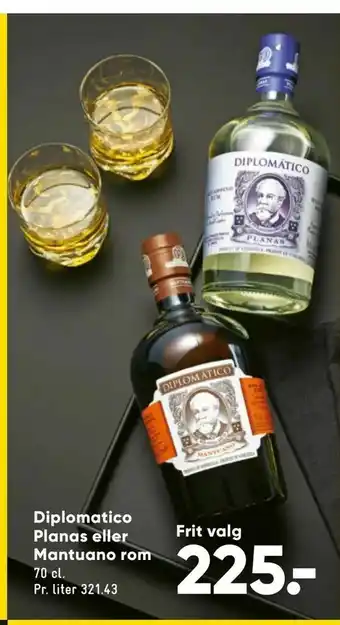 Diplomatico Planas eller Mantuano rom