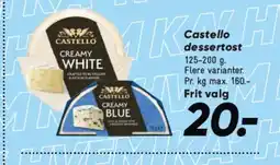 Bilka Castello dessertost tilbud