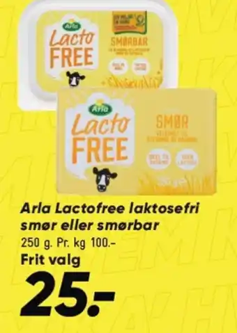 Bilka Arla Lactofree laktosefri smør eller smørbar tilbud