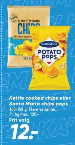 Bilka Kettle cooked chips eller tilbud