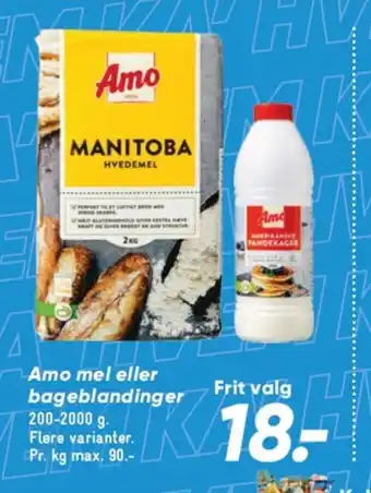 Bilka Amo mel eller bageblandinger tilbud