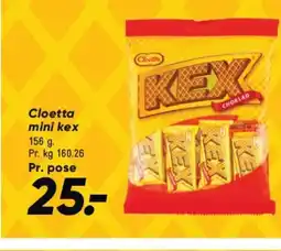 Bilka Cloetta mini kex tilbud