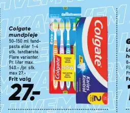 Bilka Colgate mundpleje tilbud