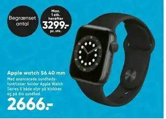 Bilka Apple watch S6 40 mm tilbud