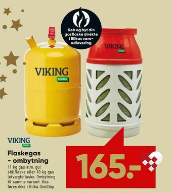 Bilka Flaskegas - ombytning tilbud