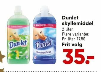 Bilka Dunlet skyllemiddel tilbud