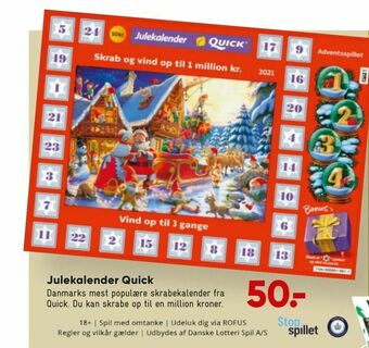 Bilka Julekalender Quick tilbud