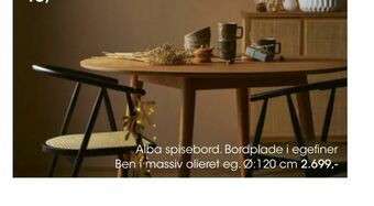 Bilka Alba spisebord tilbud
