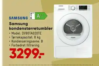 Bilka Samsung kondenstørretumbler tilbud