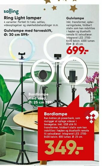 Bilka Bordlampe tilbud