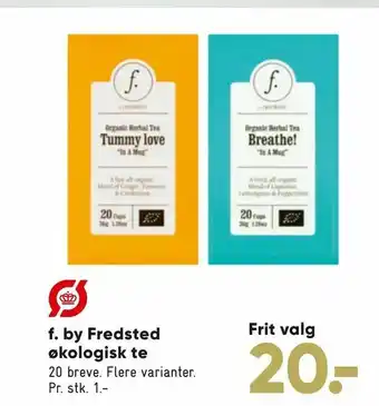 Bilka f. by Fredsted økologisk te tilbud