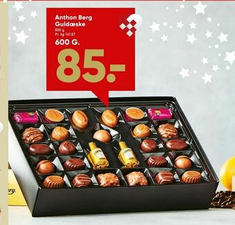 Bilka Anthon Berg Guldæske tilbud