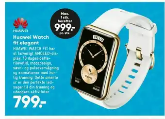 Bilka Huawei Watch fit elegant tilbud