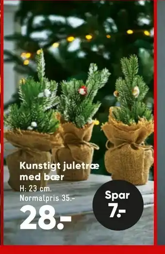 Bilka Kunstigt juletræ med bær tilbud