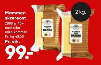 Bilka Mammen skæreost tilbud