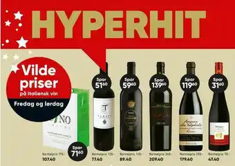 Bilka Italiensk vin tilbud