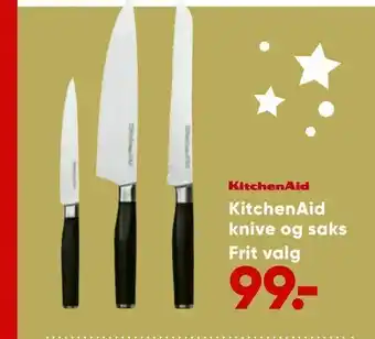 Bilka KitchenAid knive og saks tilbud