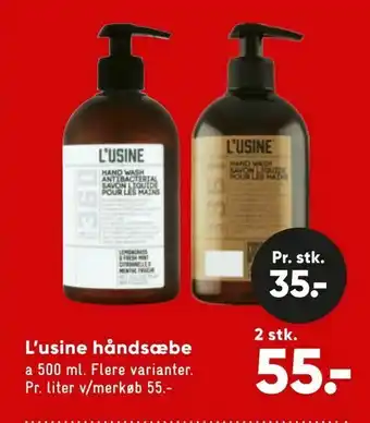 Bilka L'usine håndsæbe tilbud