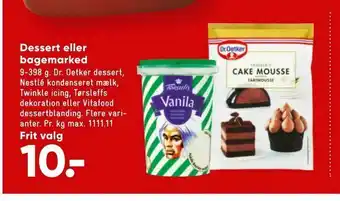 Bilka Dessert eller bagemarked tilbud