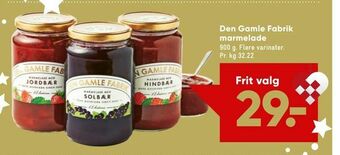 Bilka Den Gamle Fabrik marmelade tilbud