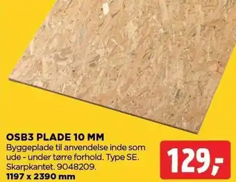 jem & fix OSB3 PLADE 10 MM tilbud