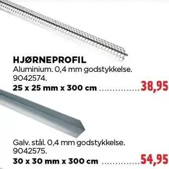 jem & fix HJØRNEPROFIL tilbud