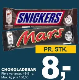 Let-Køb CHOKOLADEBAR tilbud