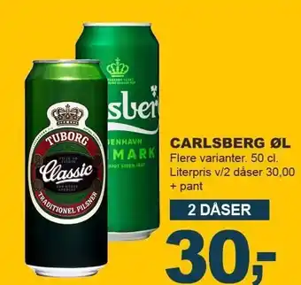 Let-Køb CARLSBERG ØL tilbud