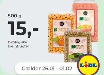 Netto Økologiske bælgfrugter tilbud