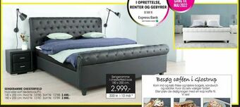Daells Bolighus Sengeramme chesterfield tilbud