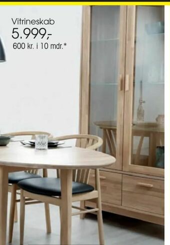 Daells Bolighus Vitrineskab tilbud