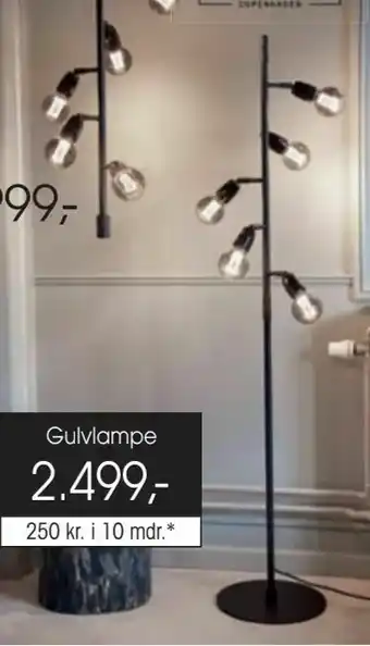 Daells Bolighus Gulvlampe compass tilbud