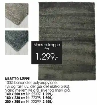 Daells Bolighus Maestro tæppe tilbud