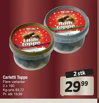 Fakta Tyskland Carletti Toppe tilbud