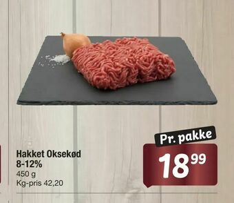 Fakta Tyskland Hakket Oksekød 8-12% tilbud