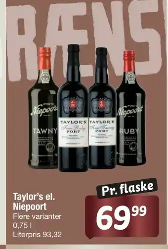 Taylor's el. Niepoort