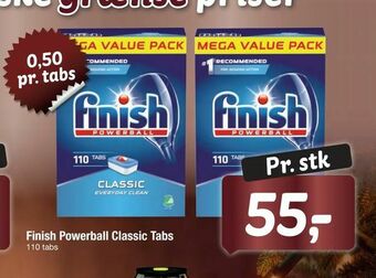 Fakta Tyskland Finish Powerball Classic Tabs tilbud